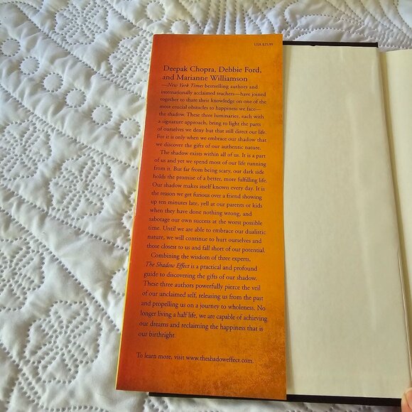 The Shadow Effect Deepak Chopra Debbie Williamson First Edition Hardcover 2010 - Picture 10 of 12